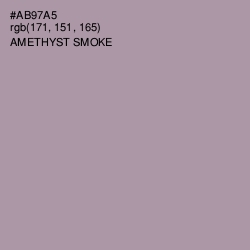 #AB97A5 - Amethyst Smoke Color Image